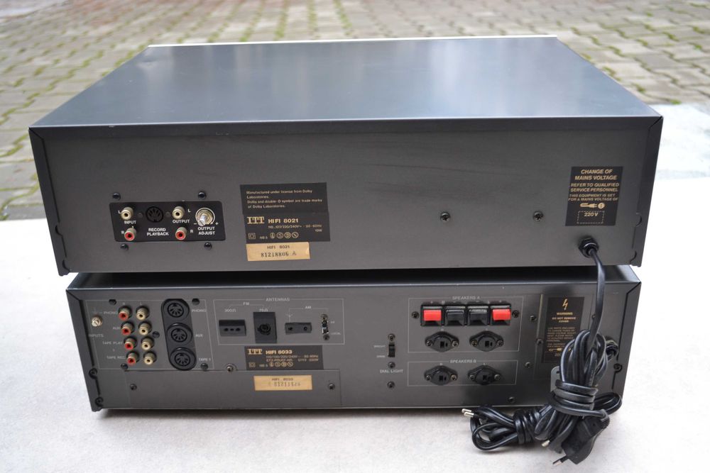 Amplificator ITT HIFI 8033 si Deck ITT HIFI 8021