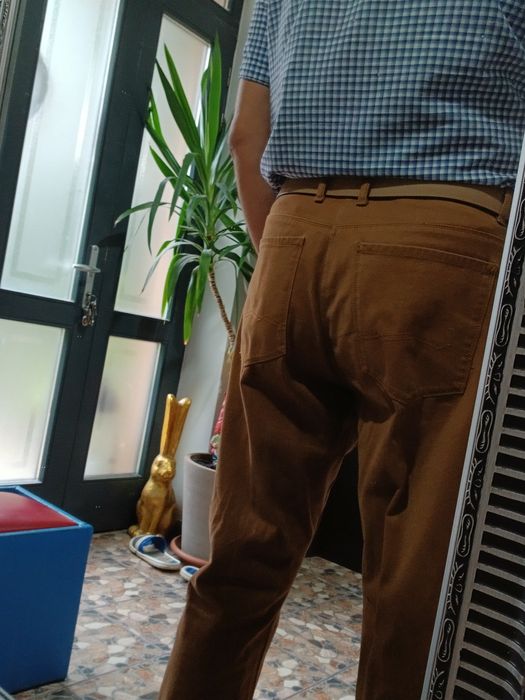 Pantaloni barbati din denim catifelat marca C&A masura 34/34 noi