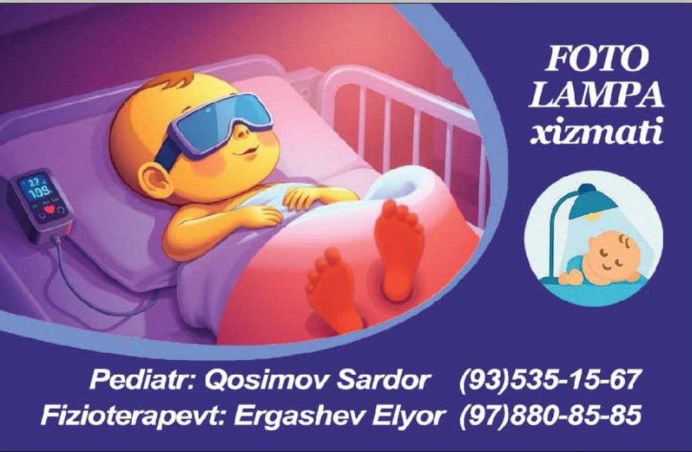 Fotolampa fototerapiya ot jeltuxi v arendu na dom