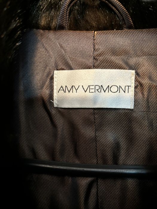 Haina blana artificiala Amy Vermont