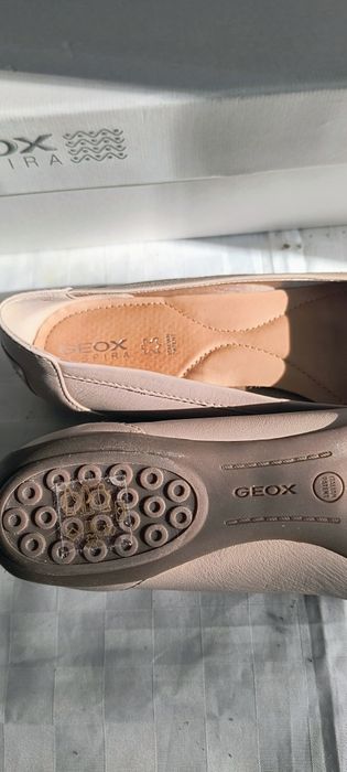 Чисто нови кожени балеринки GEOX Respira – Естествена кожа