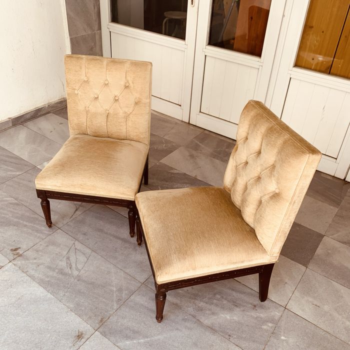 Елегантни винтидж столове вдъхновени от движението Луи 16-ти