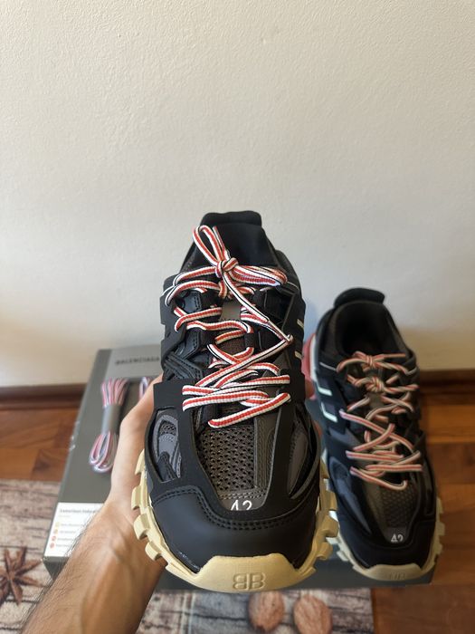 Balenciaga Track Black Grey Red