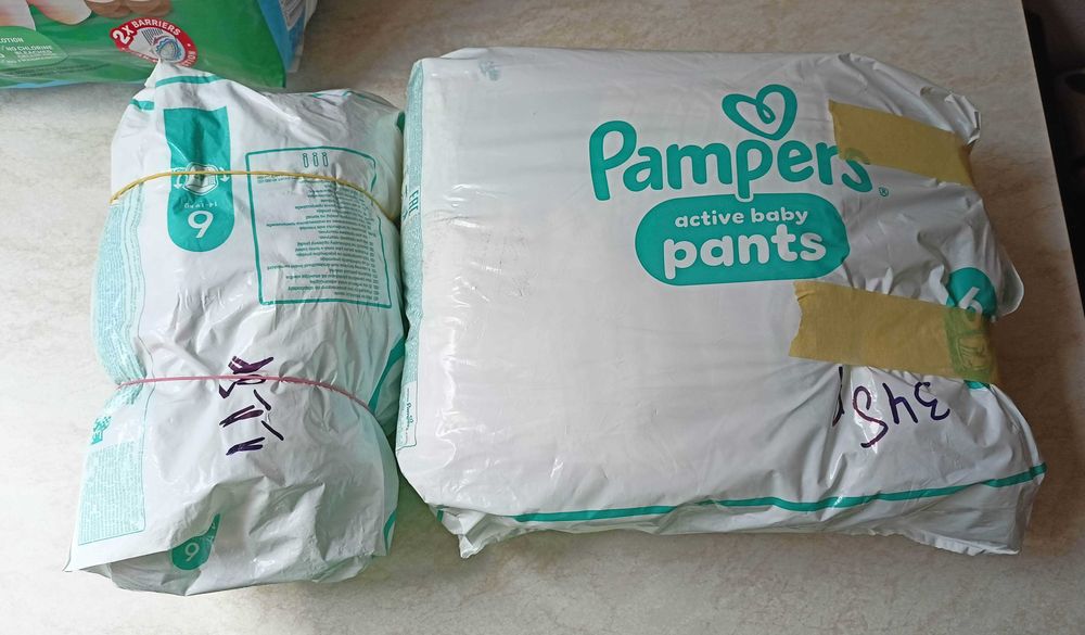 101 броя Pampers pants 6 и Pufiеs pants 6
