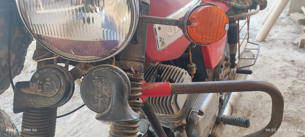 Ява мотоцикл 6волт електронний