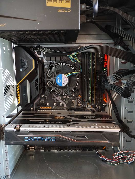 Asus Tuf Z370-Pro I5 9400F 8GB RAM 8GB Sapphire Nitro+ RX470
