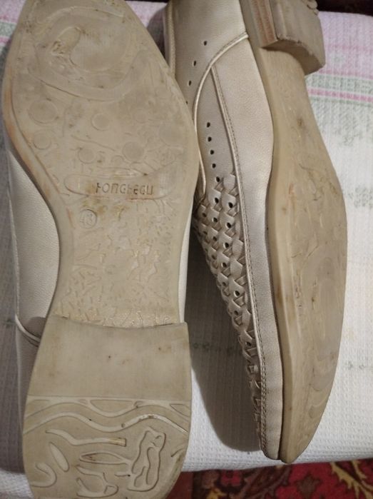 Туфли бежевы, мужские