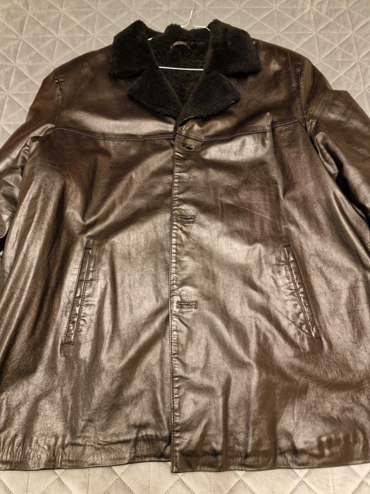 Мъжко яке естествена кожа