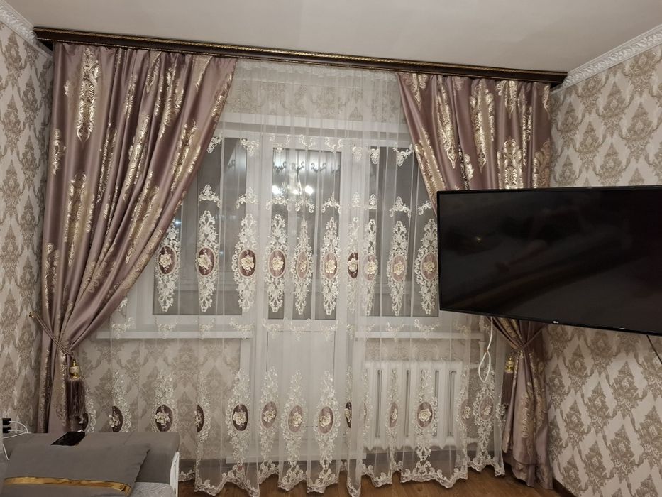 Продам шторы с тюлью