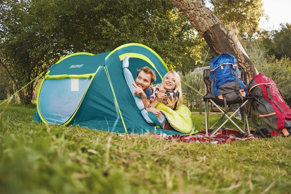 Двуместна палатка BESTWAY Coolmount 2 - чисто нова!