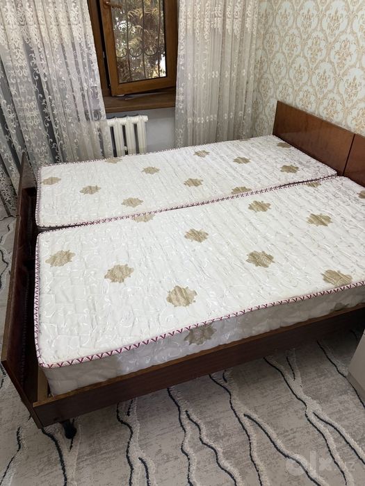 Двухспальная кровать раздельная