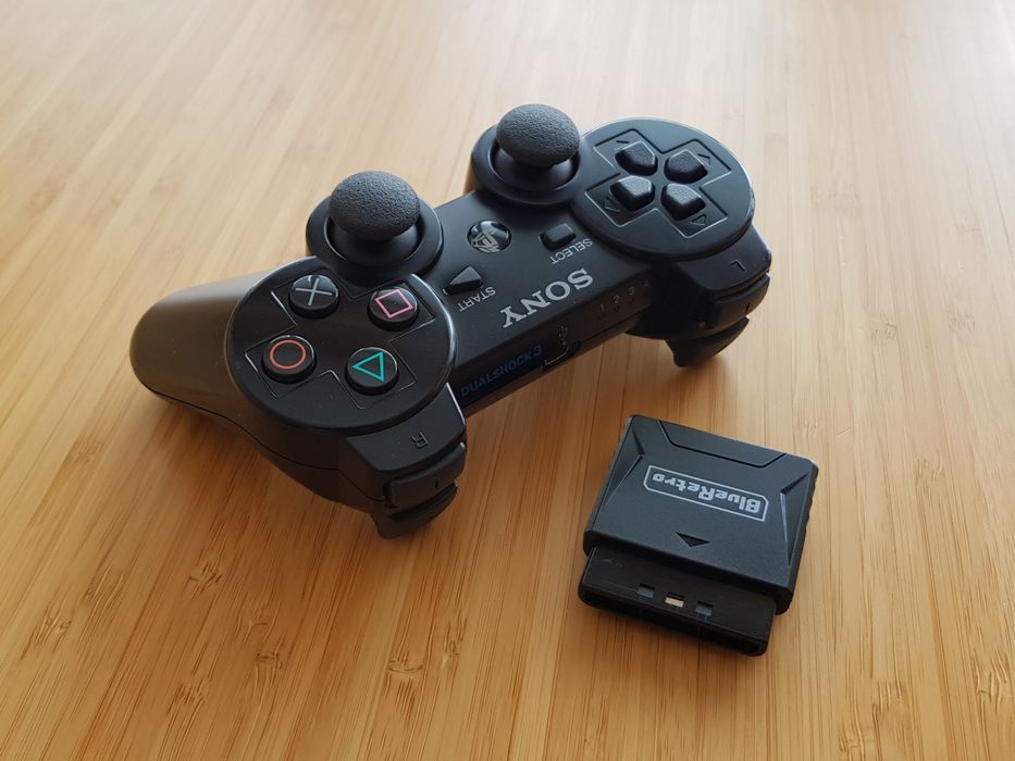 PlayStation 2 Slim SCPH-77004 Cristal Clear + HDMI Converter