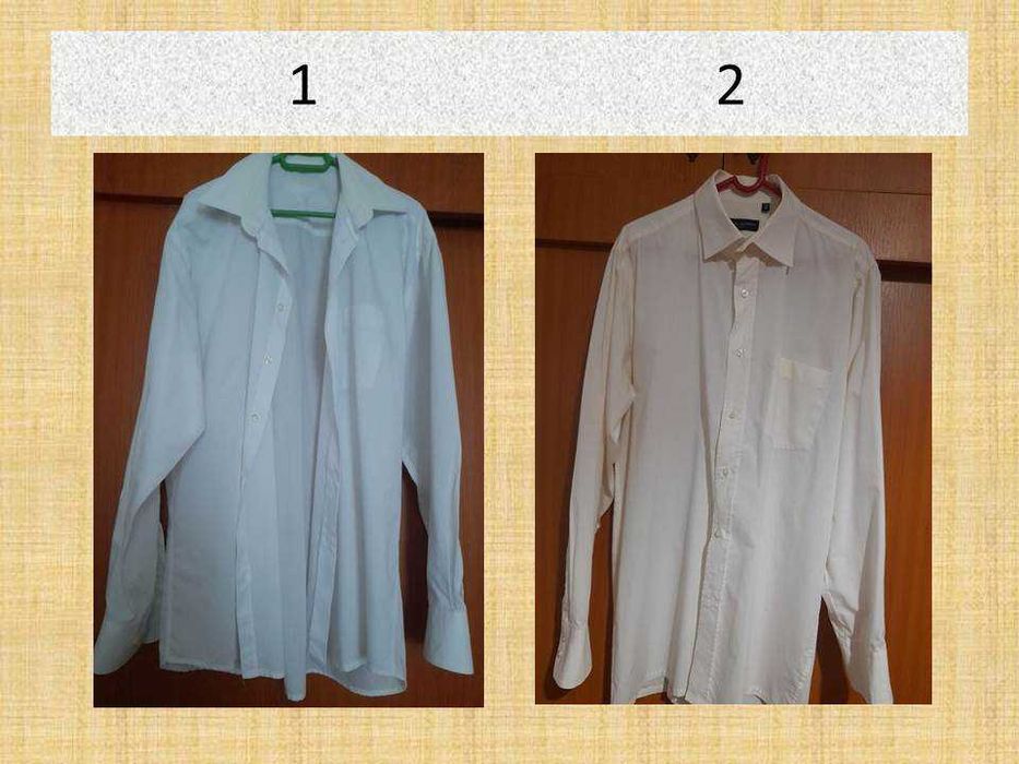 Doua camasi de calitate marimea XL (41 circumferinta la gat)