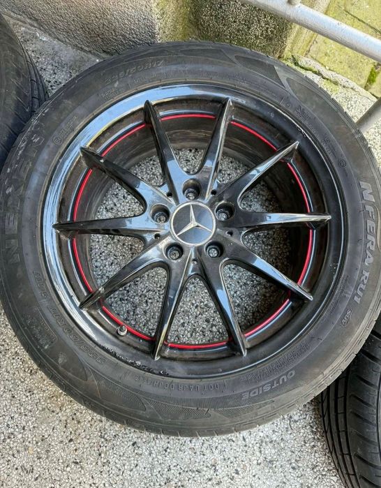 Продавам комплект 17” алуминиеви джанти с летни гуми Westlake H7 225/45 ZR17 94W XL.