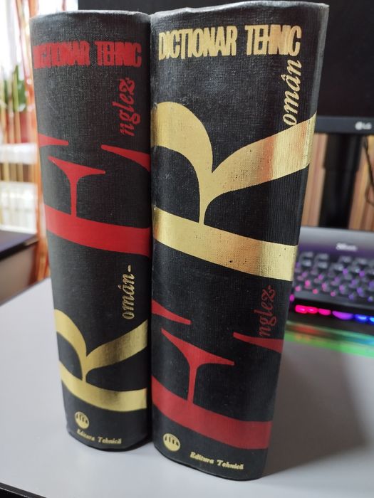 Set Dictionar Tehnic Roman Englez - Englez-Roman 1967
