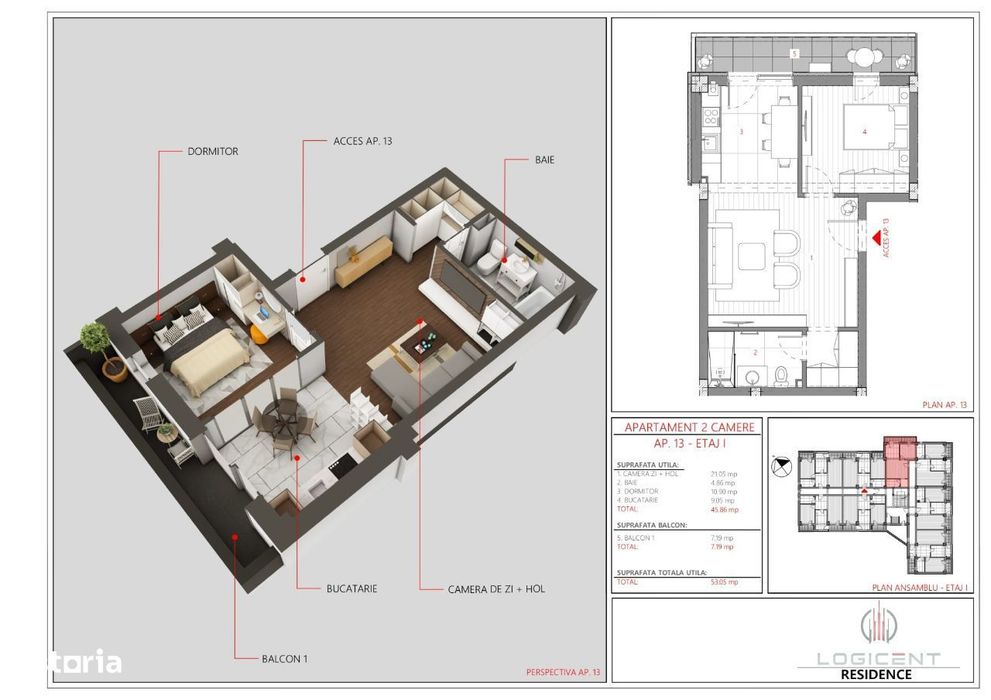 Vindem Apartamente FINALIZATE  cu 2 camere  sau 3 camere in bloc nou