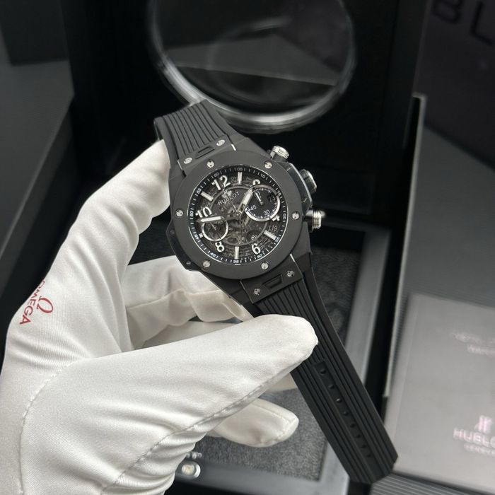 Луксозен Автоматичен Часовник Hublot Big Bang Unico Black Magic 42mm, 1280 Movement