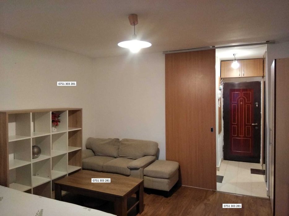 Inchiriez garsoniera curata , mobilata modern , bloc anvelopat in 2025 , proprietar.