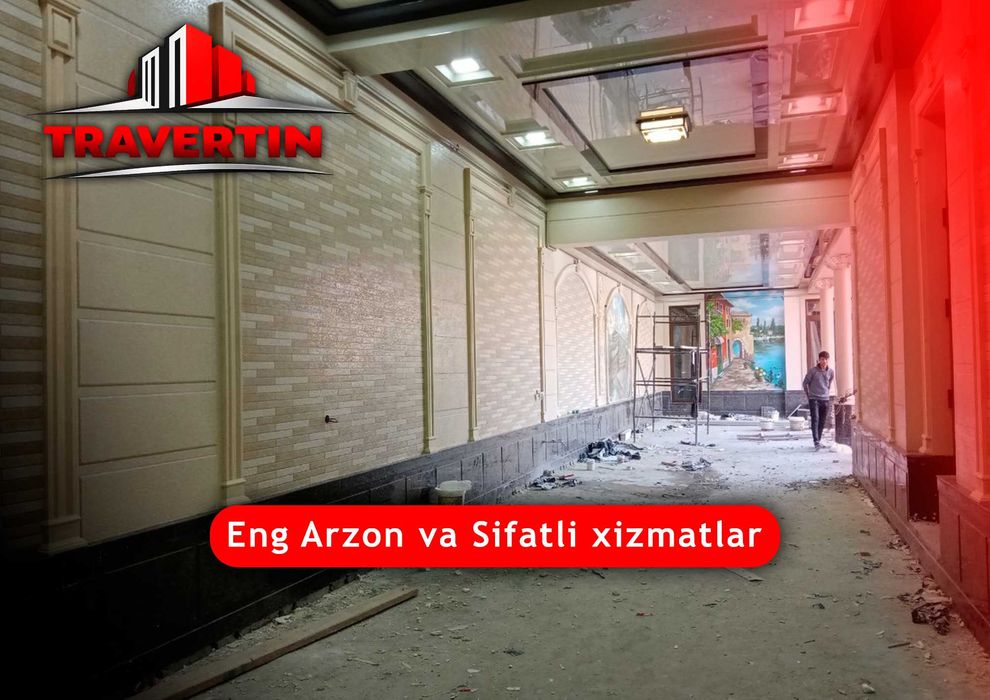 Travertin narxi Marmareno Venetsianka art-beton Farat