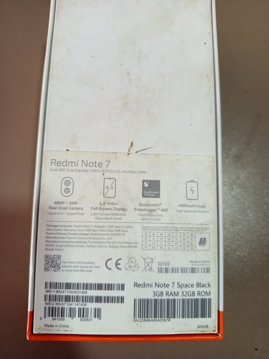Redmi note 7 3/32