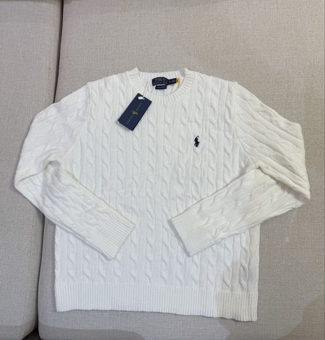 Pulover Ralph Lauren - alb - marimea S