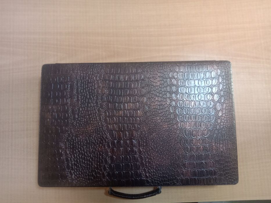 Нарды ручной работы из кожи