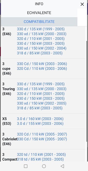 Alternator BMW  seria 3 e46 e53