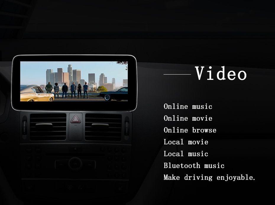 Carplay за Mercedes W204 C Class 6G-128G