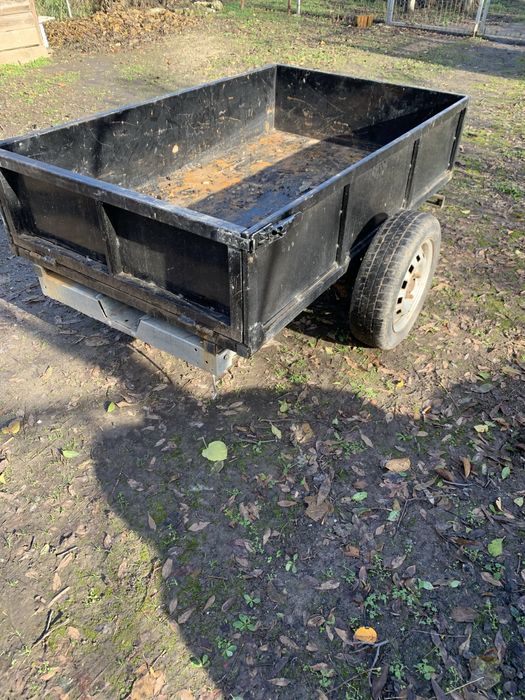 Remorca iddala pentru motosapa motocultor  tabla groasa