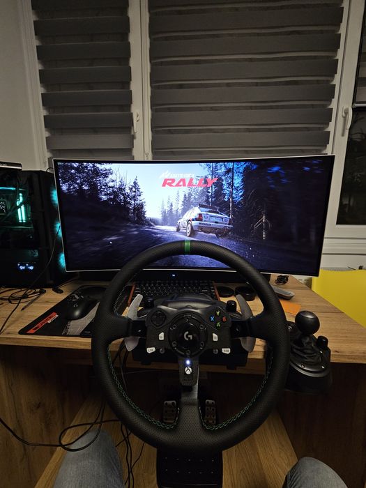 Logitech G920 + mods + седалка