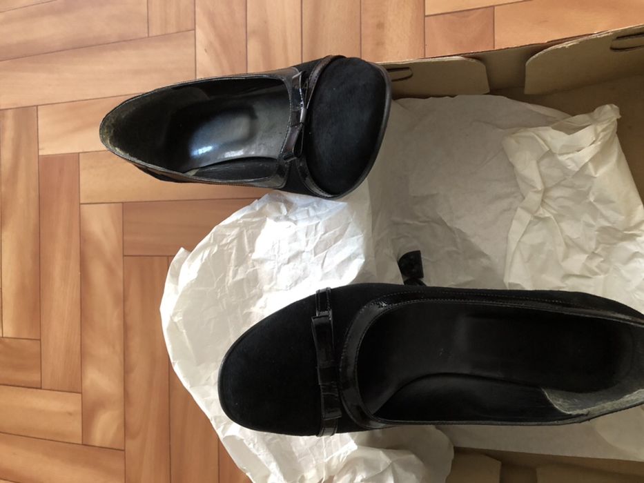 Pantofi dama, piele naturala intoarsa