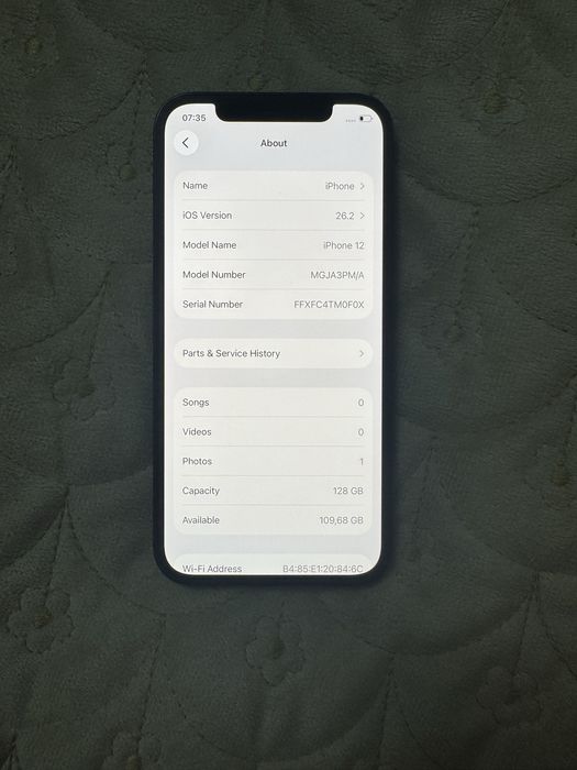 Vand iPhone 12 128 gb