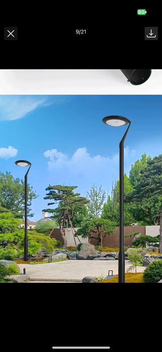 Парковые и уличные опоры освещения