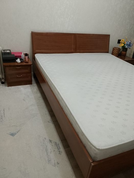 Шымкентте!Продам кровать с ортопедическим матрасом