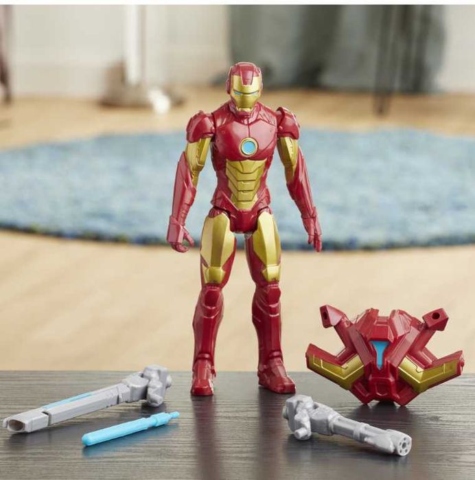Figurina Marvel Iron Man Avangers Tony Stark 30 cm blast