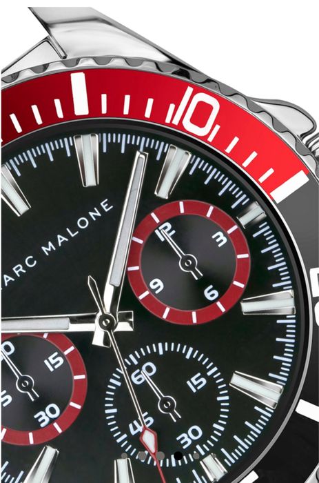 Marc Malone - Ceas Quartz cu bratara otel inoxidabil