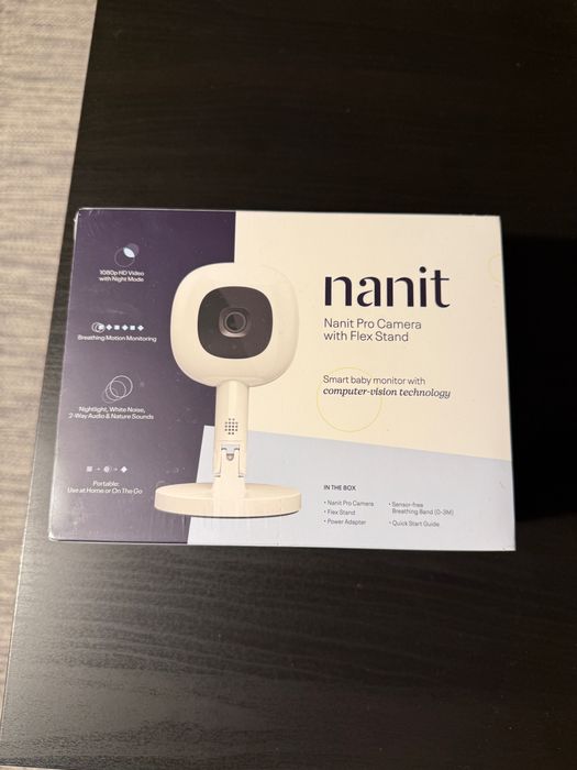 Camera Nanit Pro + Flex stand. NOU, SIGILATA