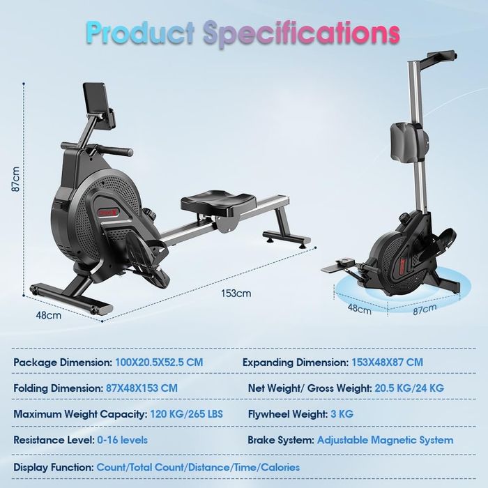 Aparat de vâslit Dripex rowing machine NOU