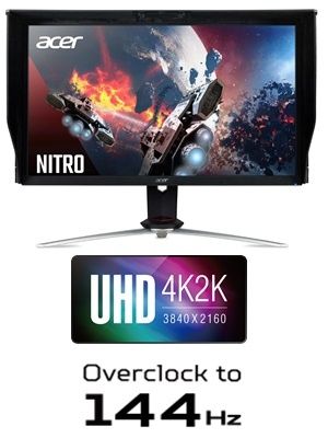 Монитор Acer 4K 144Hz 27 дюймов