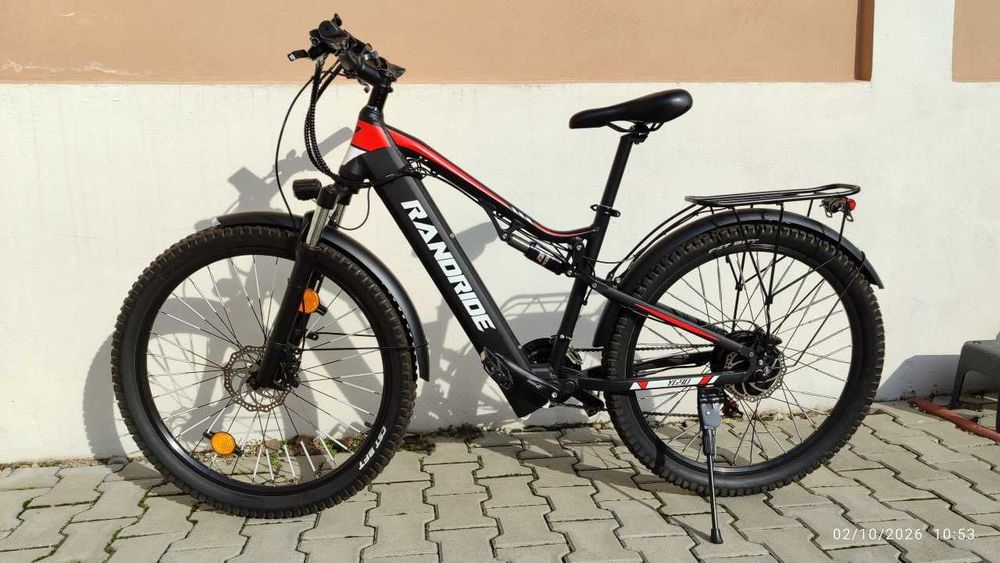 Bicicletă electrică versatilă, full suspension RANDRIDE YG90
