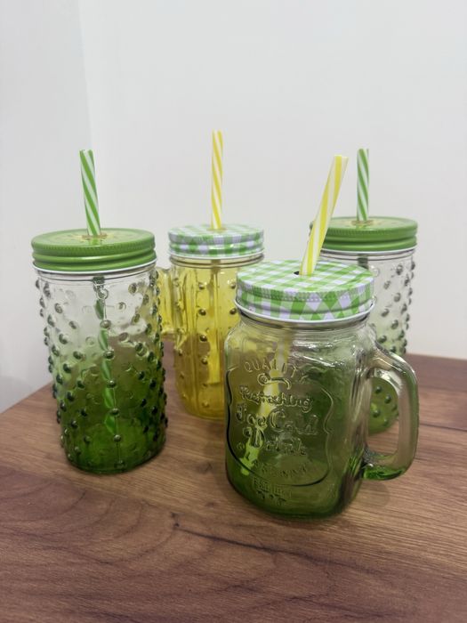 Стаканы под напитки, высокие, б/у