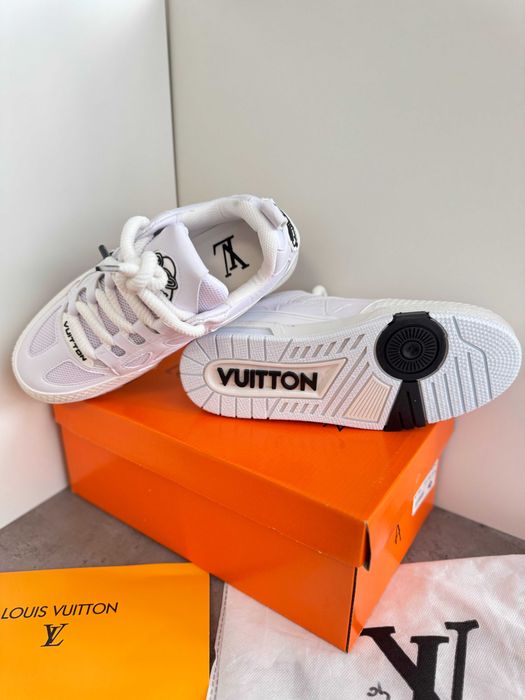 Adidasi Louis Vuitton Skate LV Full White Nou - Full Box