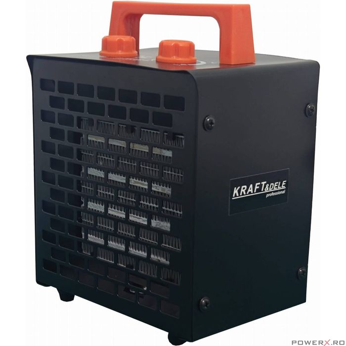 Incalzitor electric cu termostat, 3 trepte, 2500 W, Kraft