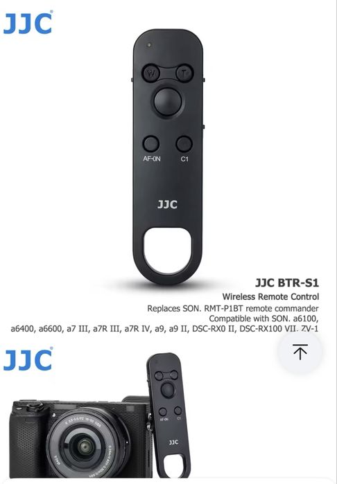 Telecomandă Bluetooth JJC RMT-P1BT pentru camere Sony