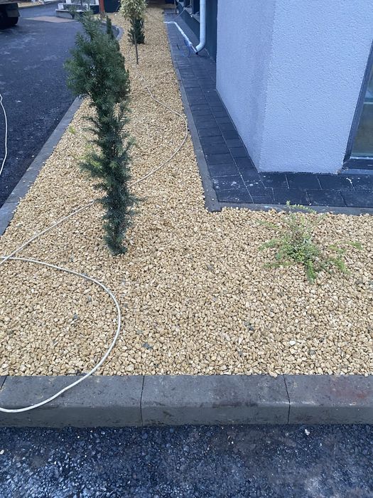 Gard din piatra / gabioane iaz amenajari gradini plante