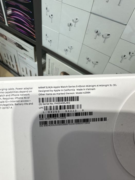 Apple watch 9 45mm 289$ skidkada yetkazib berish ham mavjud