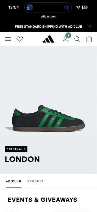 Adidas London green