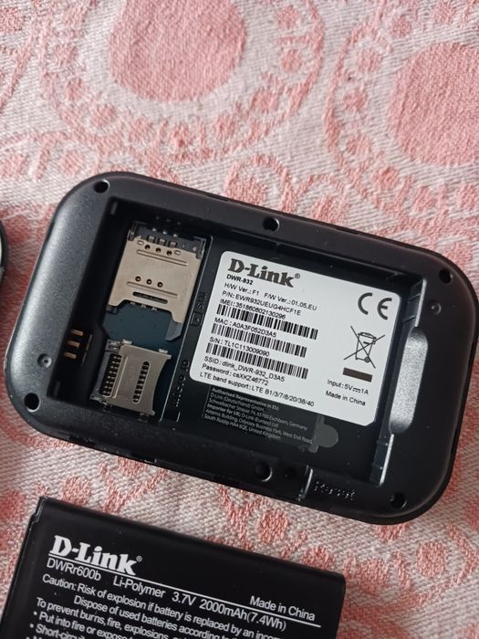 Router Portabil 4G D-Link cu SIM Modem WiFi Hotspot decodat