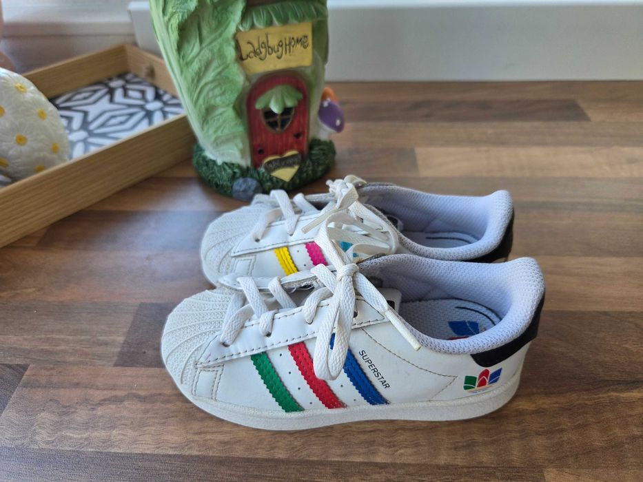 Adidasi Adidas Superstar I,  m 26,5, piele,