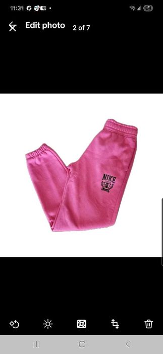 Nike розова долница анцунг за момиче 137-146 см/10 години